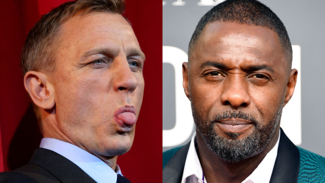 Idris Elba and Daniel Craig share a Bond-ing moment at the Golden Globes
