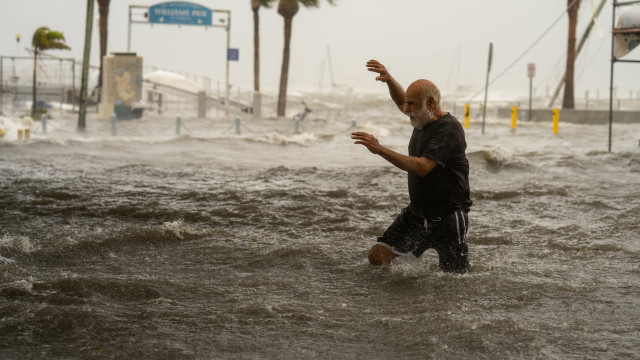 In pictures: Hurricane Helene hits Florida