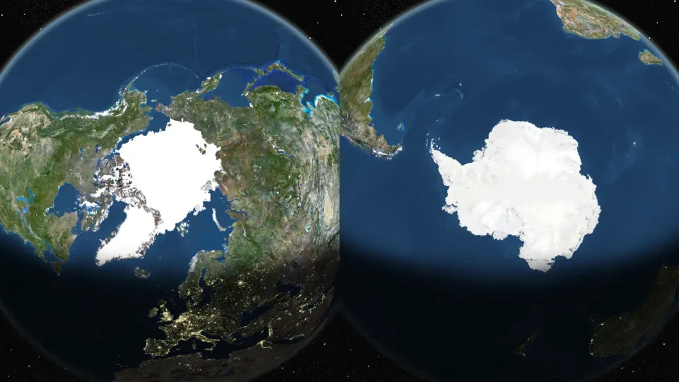 Differences between the Arctic and the Antarctic