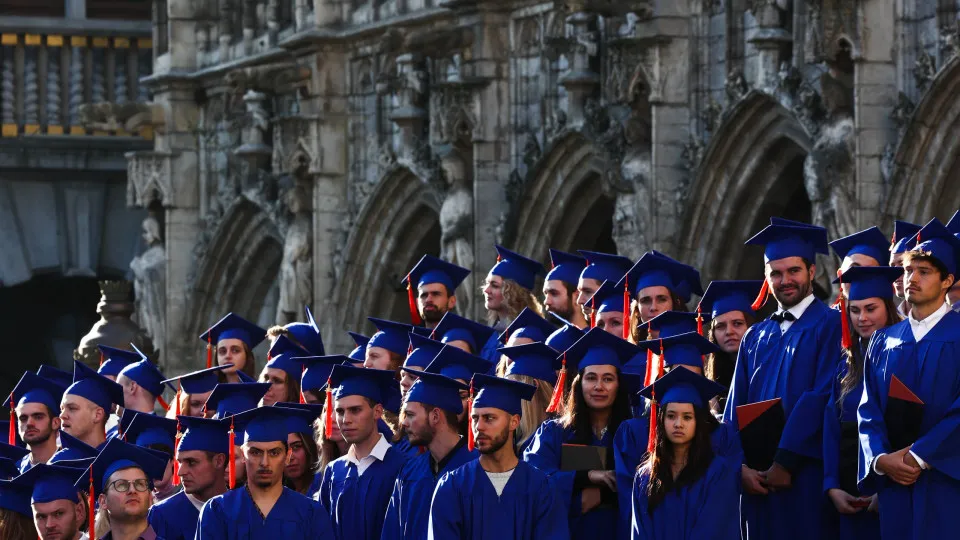 How does unemployment vary among university graduates across Europe?