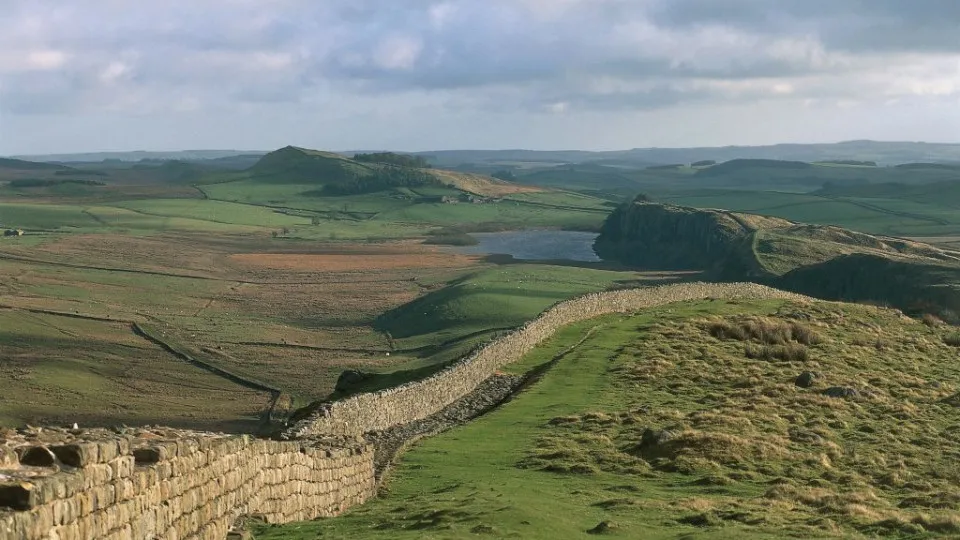 Why did Roman Emperor Hadrian build a wall?