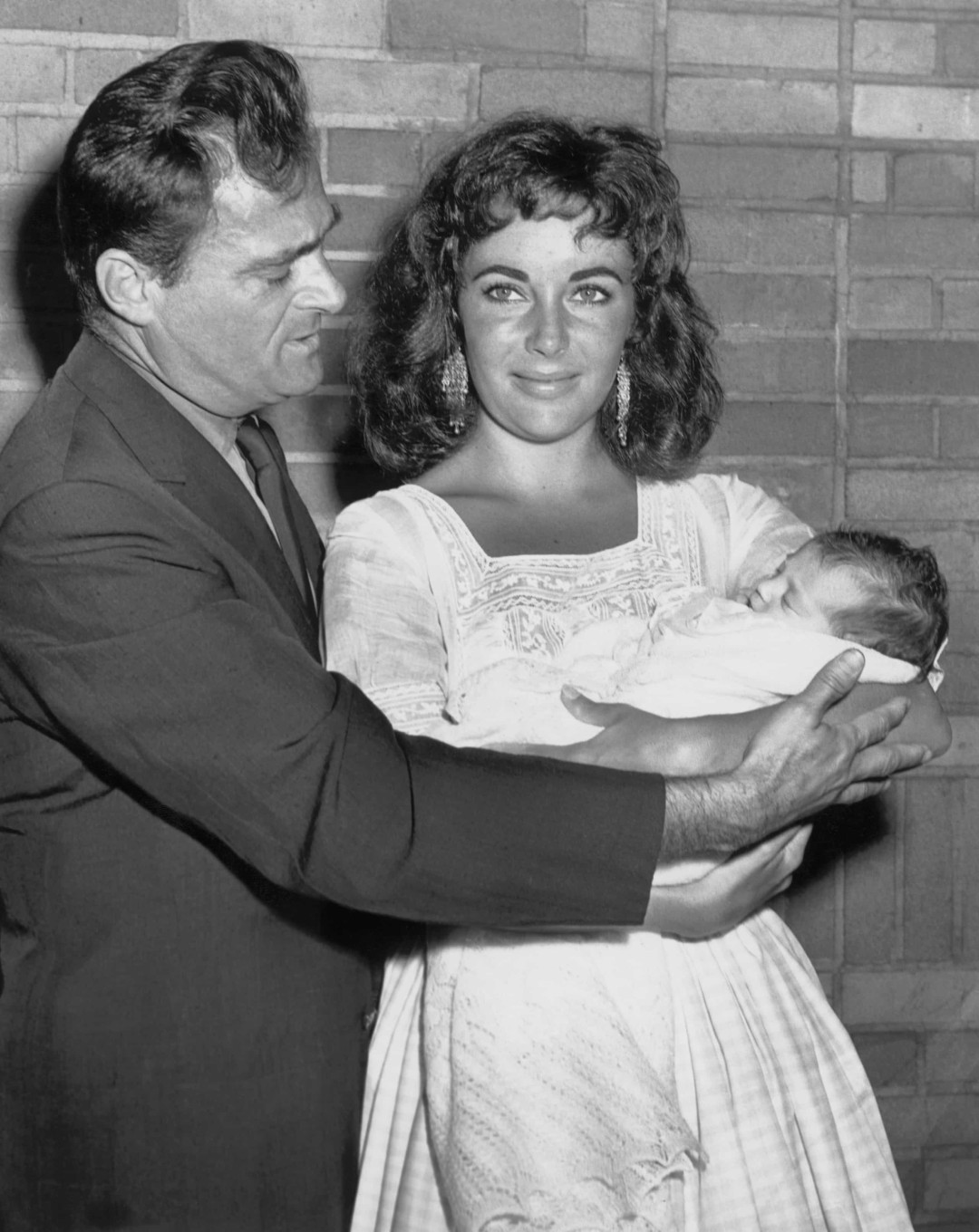 Vintage photos of stars with their babies