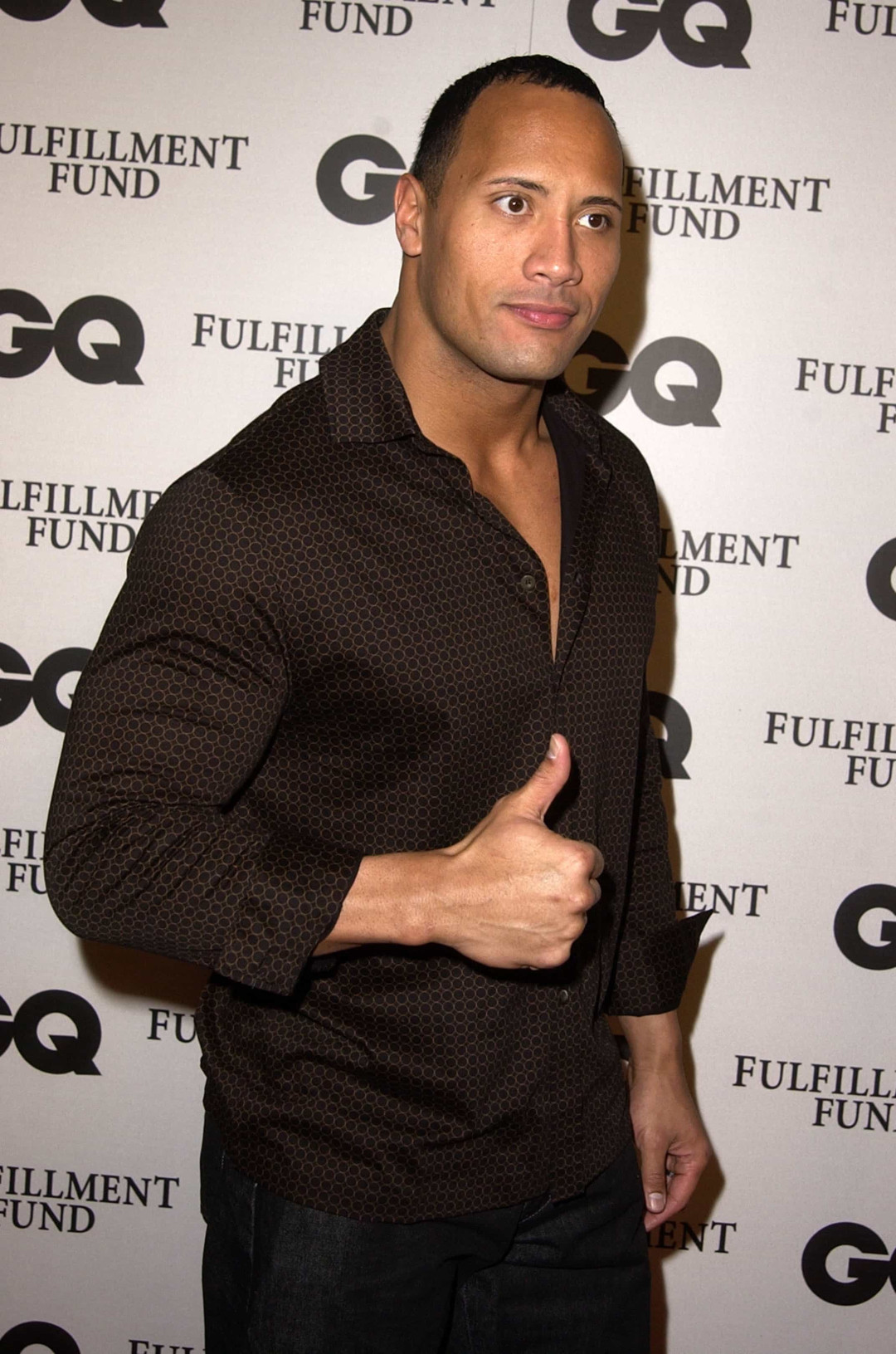 Celebrities caught with their thumbs up