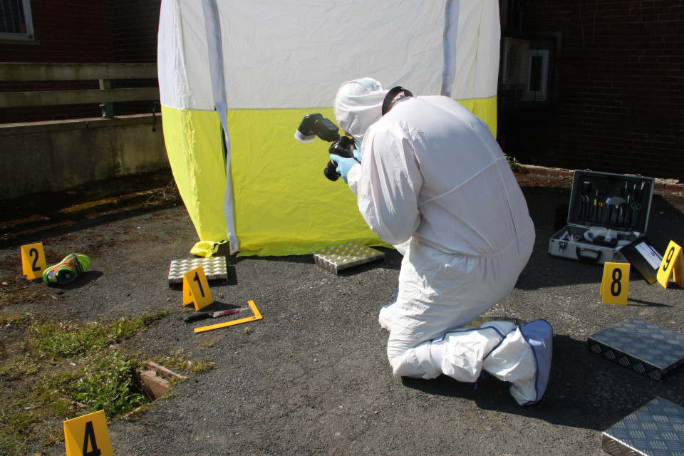 Forensic photographers